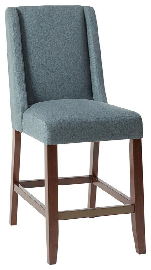 Madison Park Brody Dining Chairs Counter Stools, Blue, Counter Stool