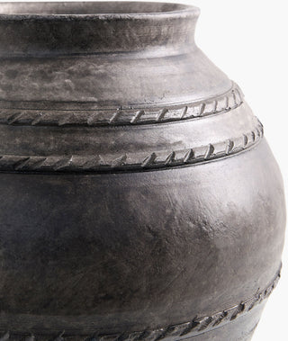 Galey Alix x Livabliss Stevi GAVI-001 Vase, Gray, 15"H x 15"W x 15"D