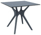 Ibiza Square Table 31", Dark Gray