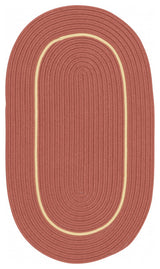 Colonial Mills Rug Lifestyle Accent Border Barn Red Oval