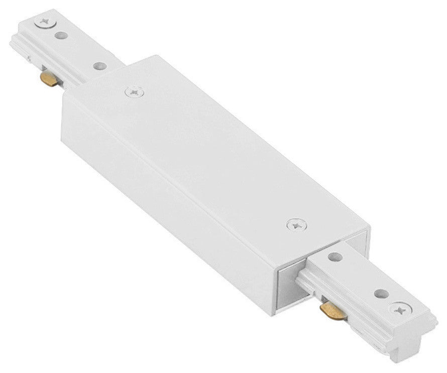 WAC Lighting L Track Power Feedable I Connector in White