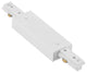 WAC Lighting L Track Power Feedable I Connector in White