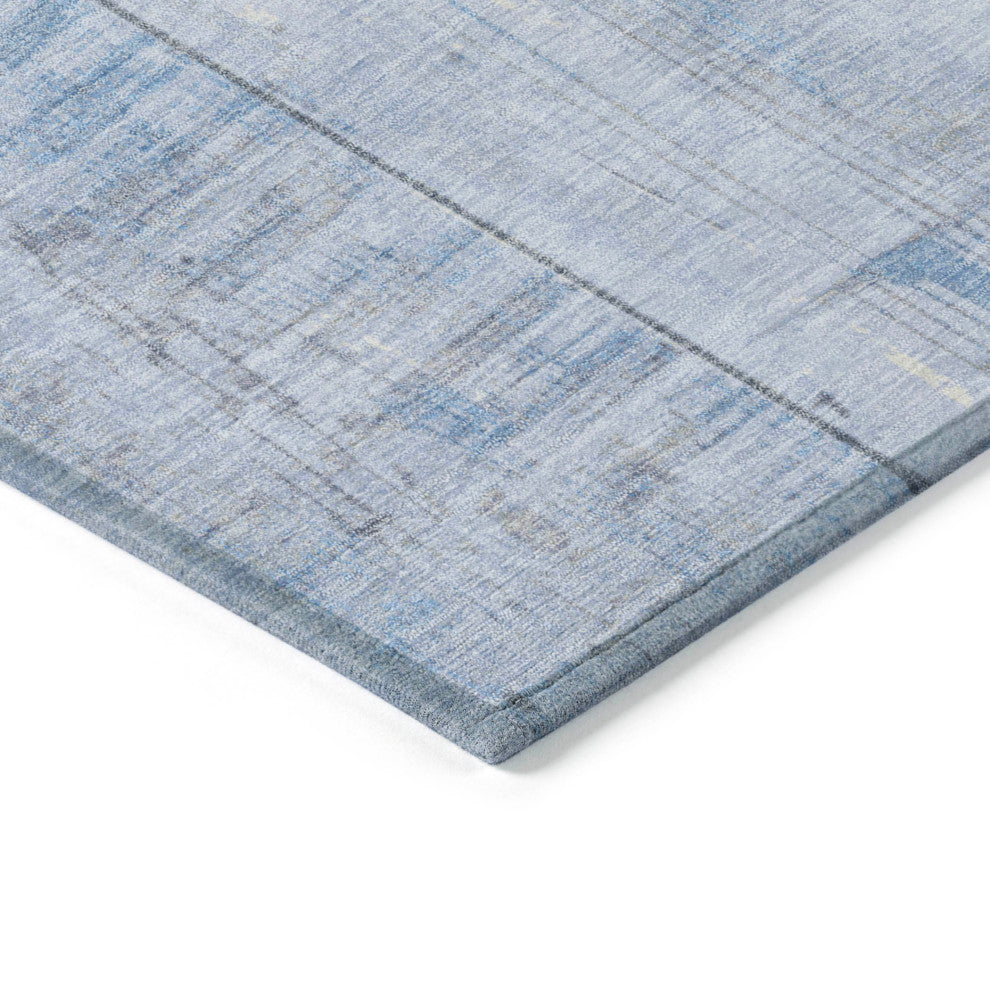 Machine Washable Indoor/Outdoor Chantille ACN1877 Sky 10' x 14' Rug