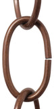 RCH Hardware Steel Standard Link Chandelier Chain, Antique Copper, U38
