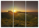 "Volterraio and Portoferraio Bay" Metal Wall Art, 3 Panels, 36"x28"