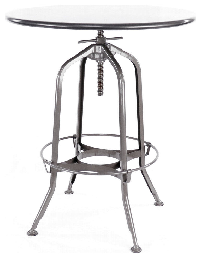 Design Lab Toledo 1 Adjustable Bar Table Gray
