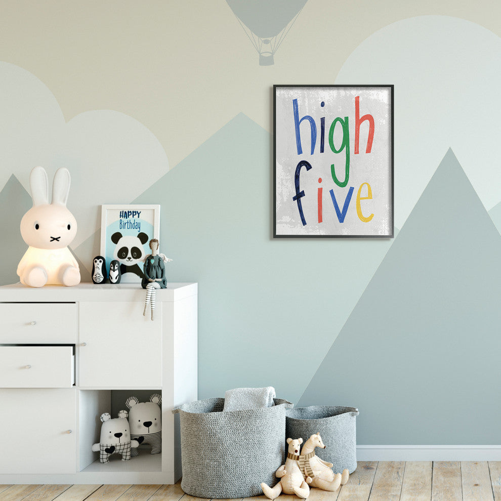 Kids High Five Colorful Word Design, 24"x30"
