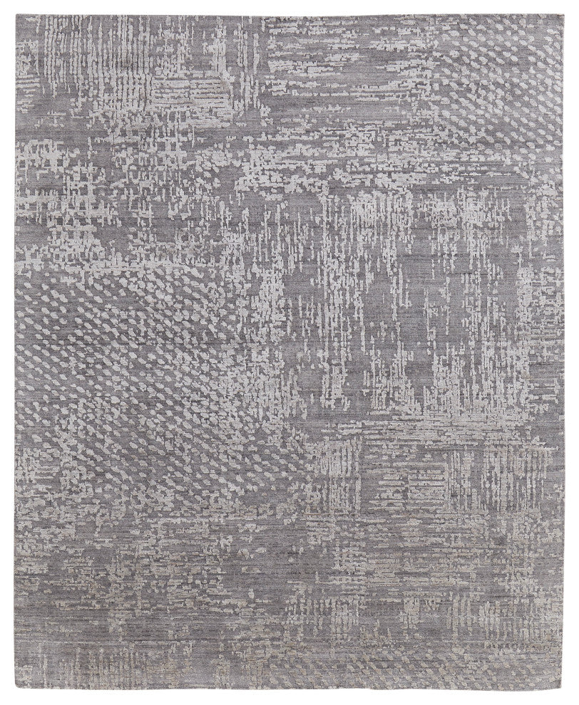 Kinton Modern Abstract, Gray, 2'6"x14' Runner