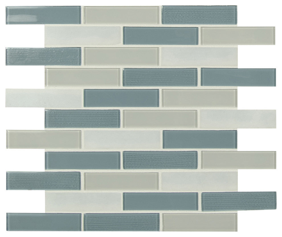 MSI SMOT-SGLS-4MM 12" x 12" Dot-Mounted Mosaic Wall Tile - Glossy - Colosseo