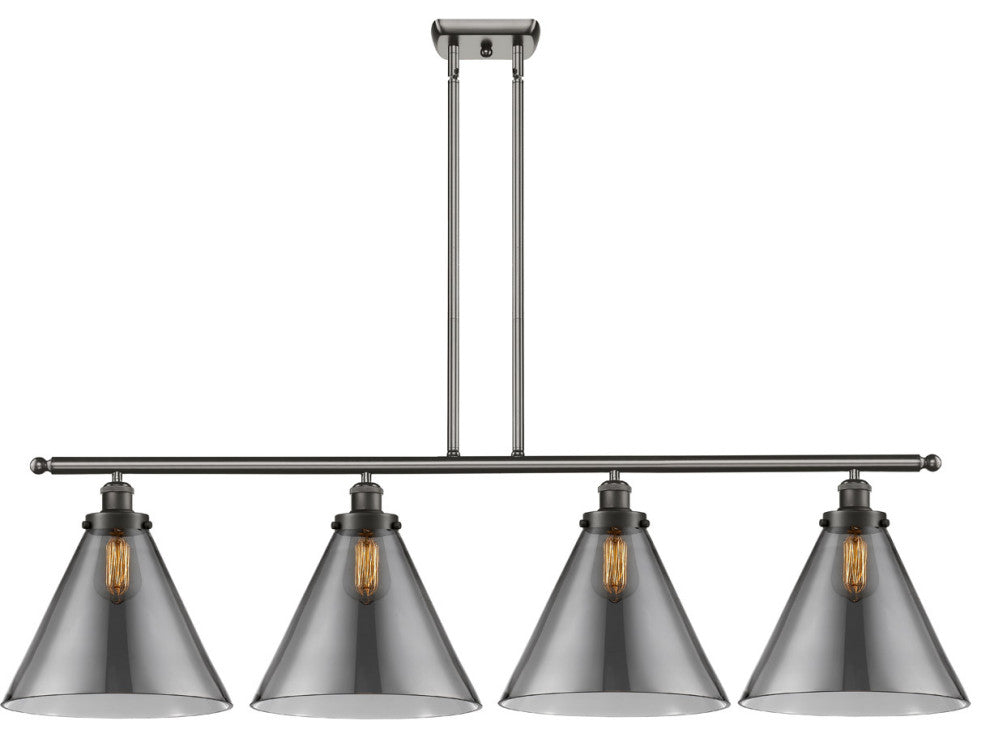 Innovations 916-4I-OB-G43-L-LED 4-Light Island Light, Oil Rubbed Bronze