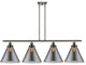 Innovations 916-4I-OB-G43-L-LED 4-Light Island Light, Oil Rubbed Bronze