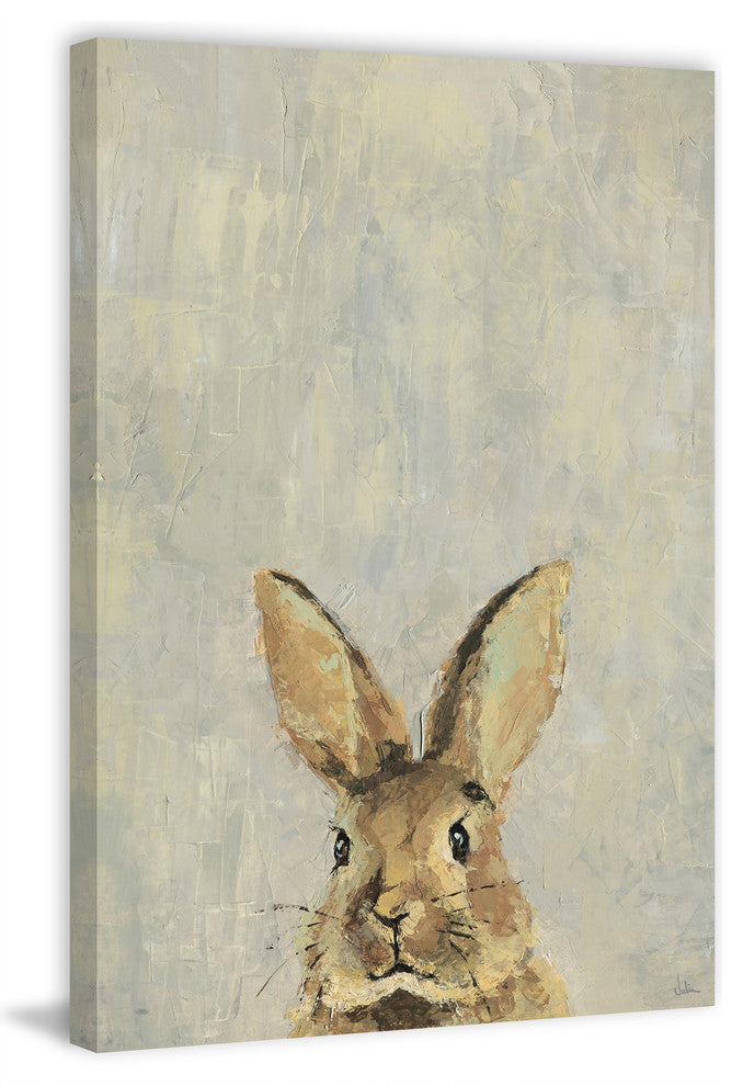 "What up Rabbit" Painting Print on Wrapped Canvas, 8"x12"