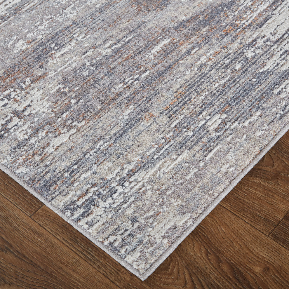 Weave & Wander Inger Rug, Gray/Beige, 10' X 13' Rug