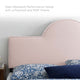 Headboard, Twin Size, Velvet, Pink, Modern Contemporary, Bedroom Master Suite