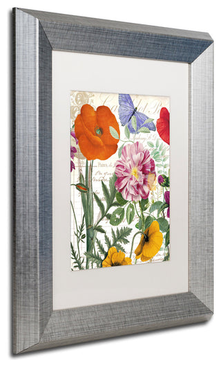 Color Bakery 'Printemps' Matted Framed Art, Silver Frame, White Mat, 11x14