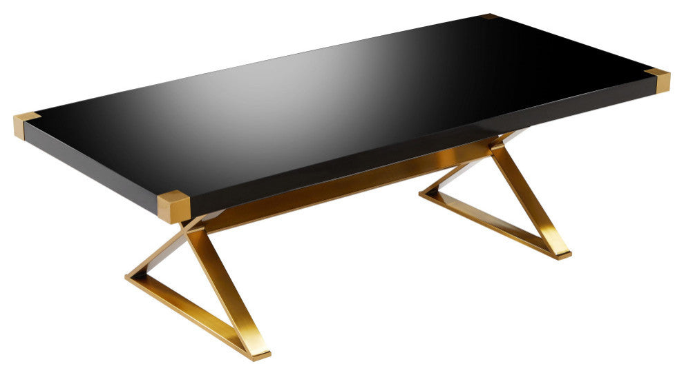 Adeline Black Lacquer Dining Table