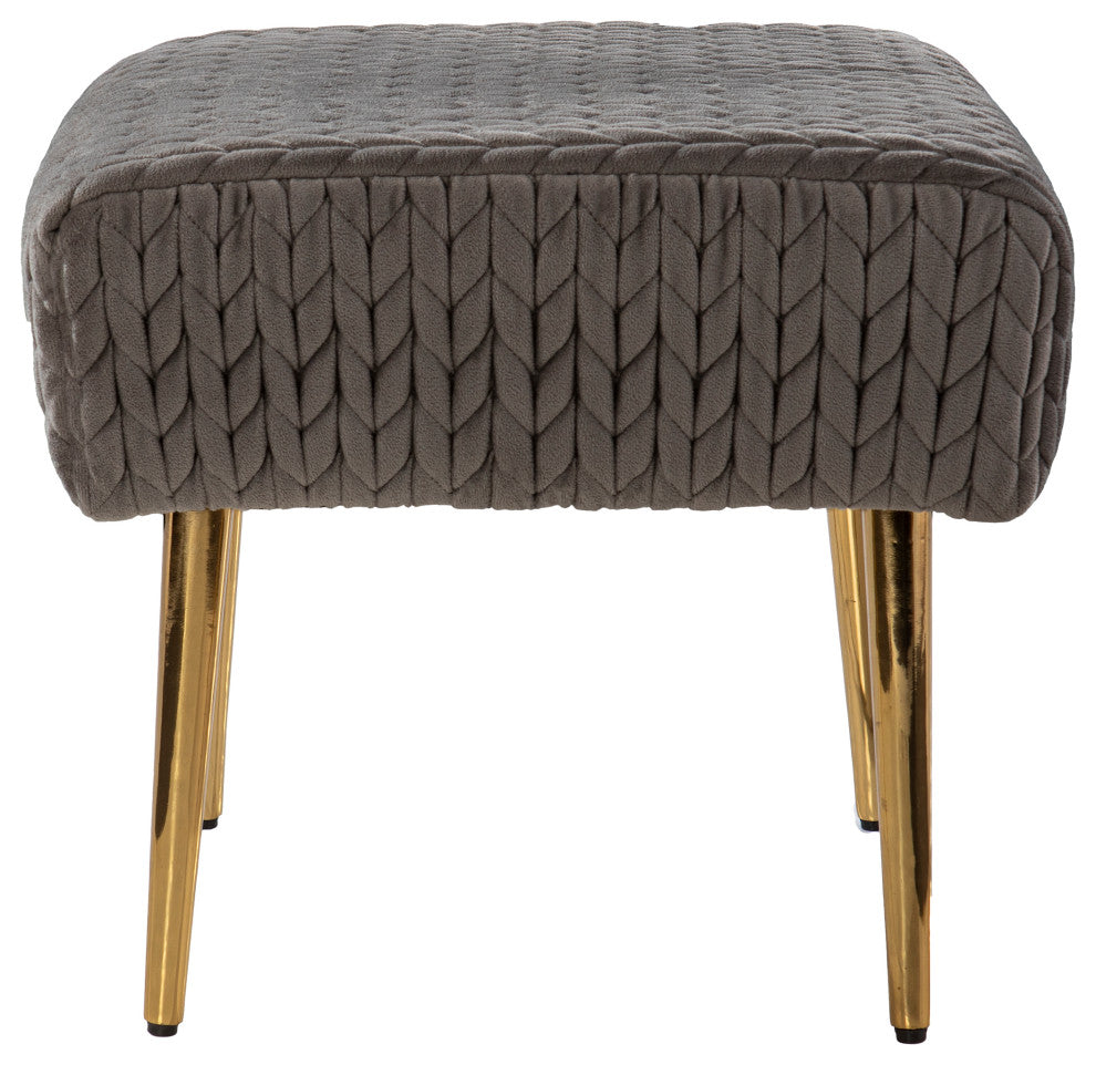 Urbana Woven Upholstered Ottoman