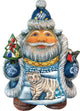 Hand Painted Cuddle Cub Santa