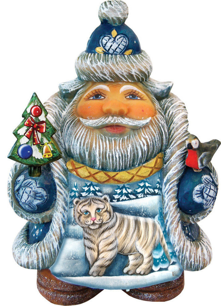 Hand Painted Cuddle Cub Santa