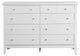 Simeon 8-Drawer Dresser, White