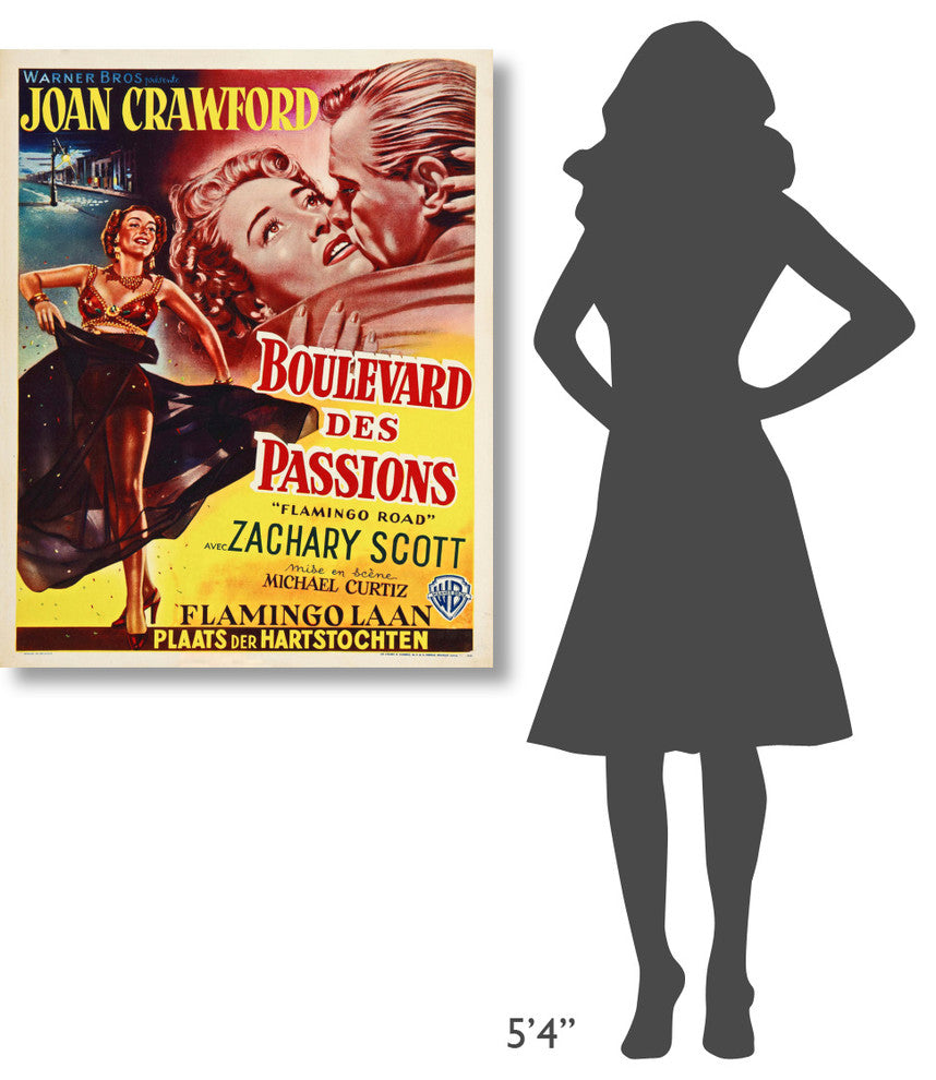 "Belgian - Flamingo Road" Canvas by Hollywood Photo Archive, 32x40"