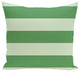 Windward Stripes Print Pillow, Leaf Green, 26"x26"