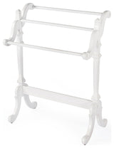 Newhouse Solid Wood Blanket Rack Stand, White