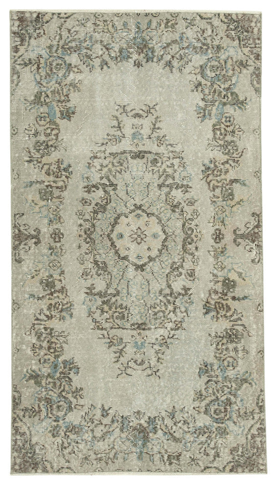 Rug N Carpet - Hand-knotted Turkish 3' 3'' x 5' 10'' Decorative Over-dyed Rug