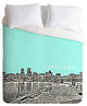 Deny Designs Bird Ave Portland Ice Duvet Cover - Lightweight