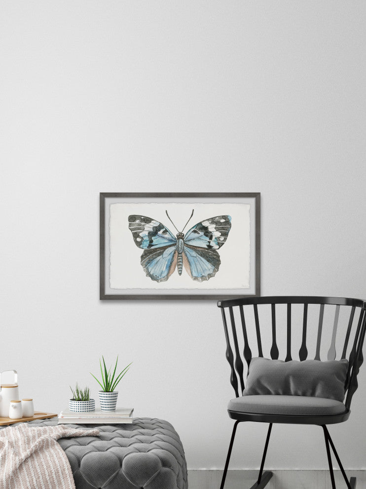 "Wild Butterfly" Framed Painting Print