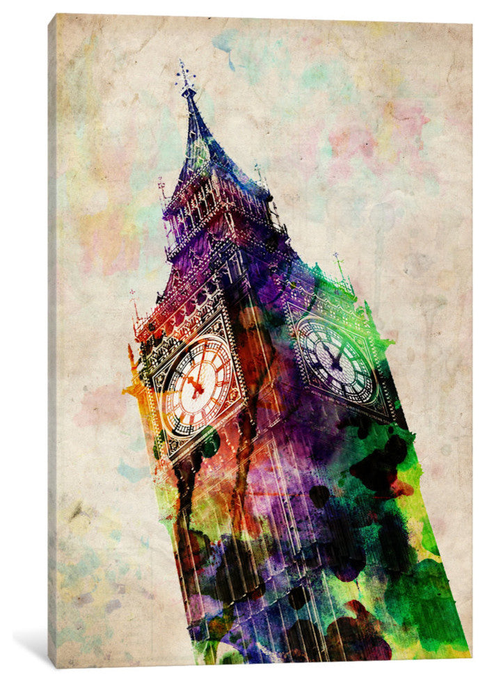 "London Big Ben" by Michael Tompsett, 18x12x1.5"