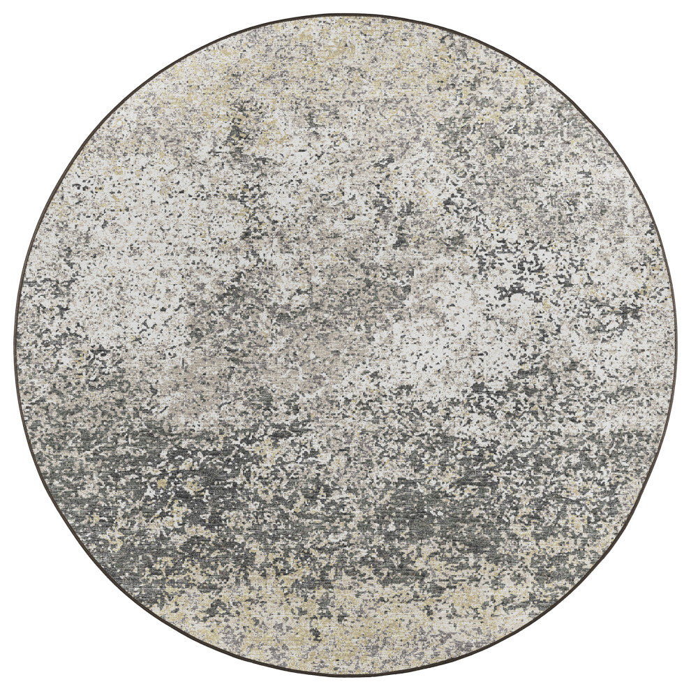 Winslow WL3 Graphite 6' x 6' Round Rug
