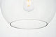 Betty 1-Light Brass Plug-In Pendant With Clear Glass