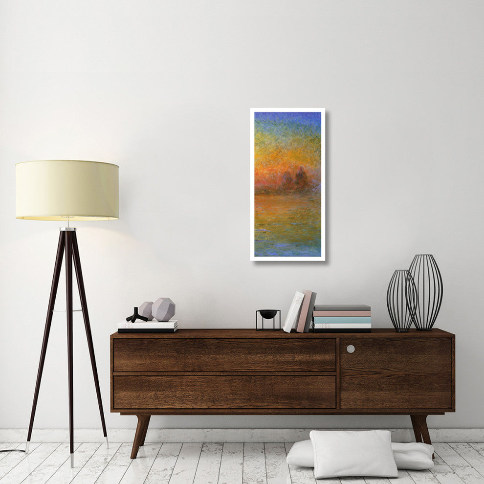 "Twilight Venice (right)" Digital Paper Print by Claude Monet, 19"x38"