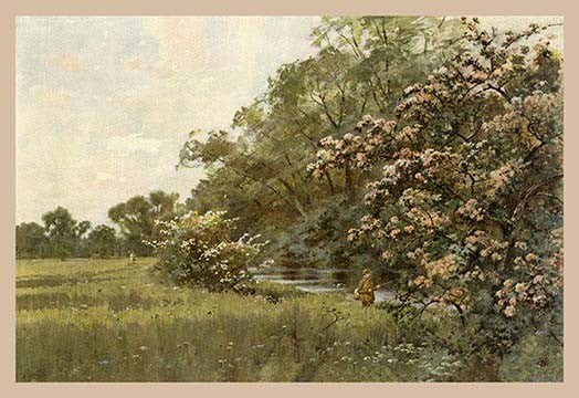 Avon Fisherman - Gallery Wrapped Canvas Art 28" x 42"