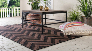 Rug Unique Loom Outdoor Modern Brown Rectangular 2' 2 x 3' 0