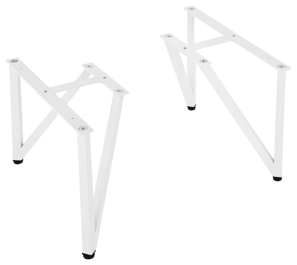 Annecy Vanity Legs, Set of 2, Matte White