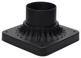 Maxim Lighting Cast Pier Mount Black - 2001BK
