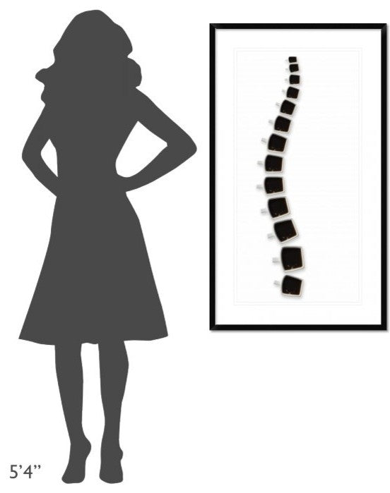 "Backbone Of Coffee" Framed Digital Print by Wieteke De Kogel, 26x44"