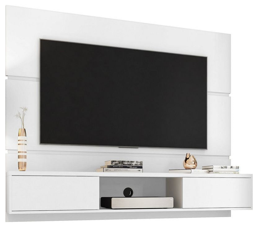 Vernon 62.99 Floating Entertainment Center in White