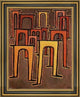 Paul Klee Revolution of the Viaduct - 20" x 25" Framed Premium Canvas Print