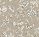Passion Flower Toile Linen Wallpaper