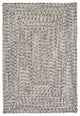 Corsica CC19 Silver Shimmer Indoor/Outdoor Area Rug, Square 12'x12'