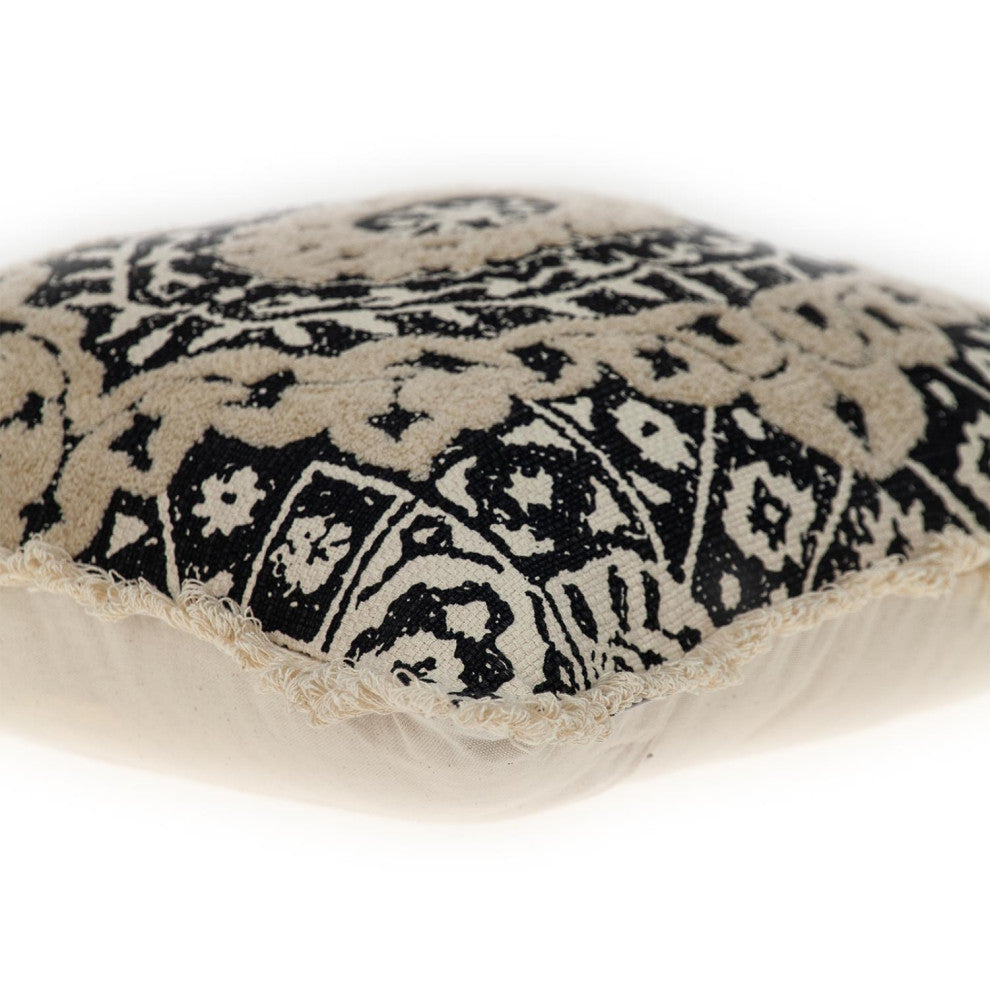 Parkland Collection Abu Black Throw Pillow