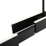 1 Light Modern Island Light, Matte Black