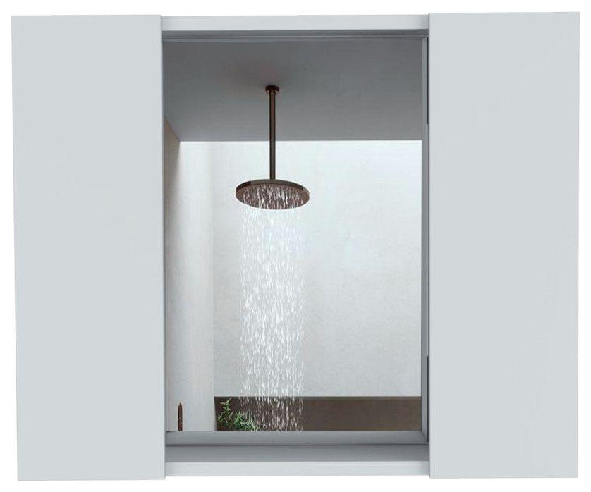 DEPOT E-SHOP Garnet Medicine Cabinet, Mirror, 6 Shelves