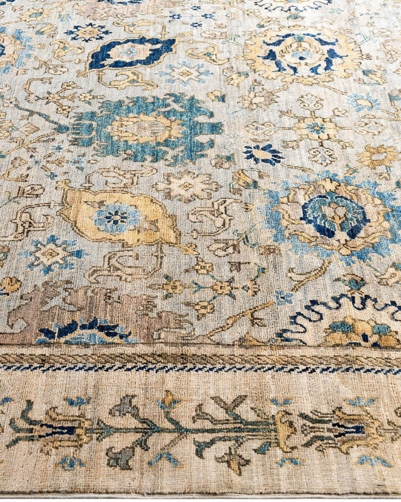 Serapi One-of-a-Kind Hand-Knotted Area Rug Gray, 5' 9" x 8' 7"