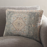 Safavieh Jayde Pillow, Moss Green/Blush