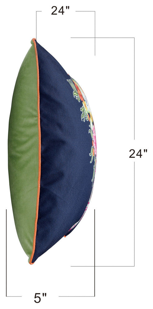 Dann Foley Decorative Pillow, Navy