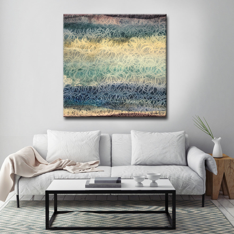 Canvas Art 'Sea Levels' by Norman Wyatt, Jr., 16"x16"